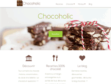 Tablet Screenshot of chocoholic.fr